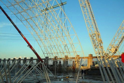 广汉大门网架工程